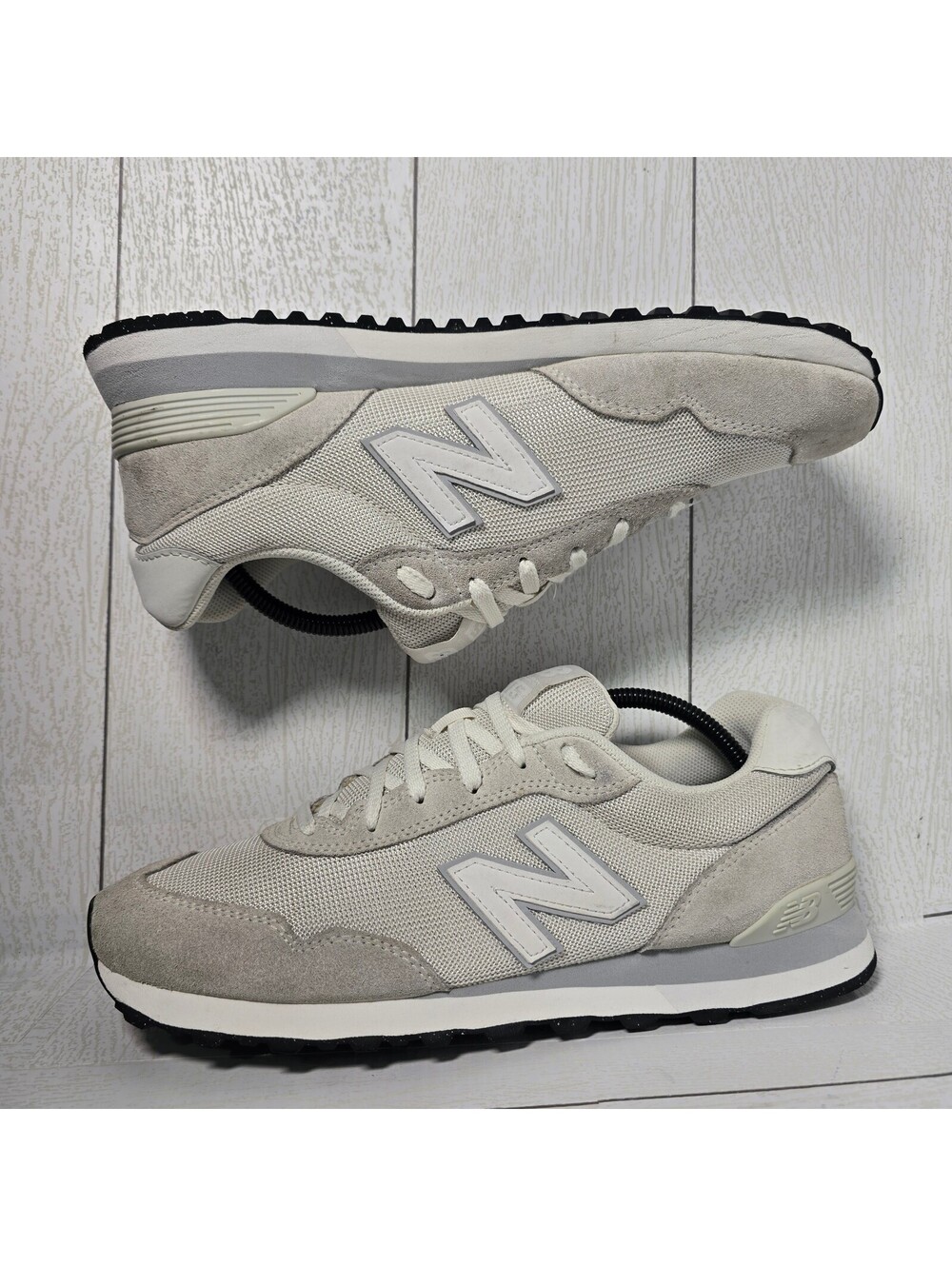 New Balance 515 Retro Men’s US 10.5 D White Aluminum Grey ML515WHT